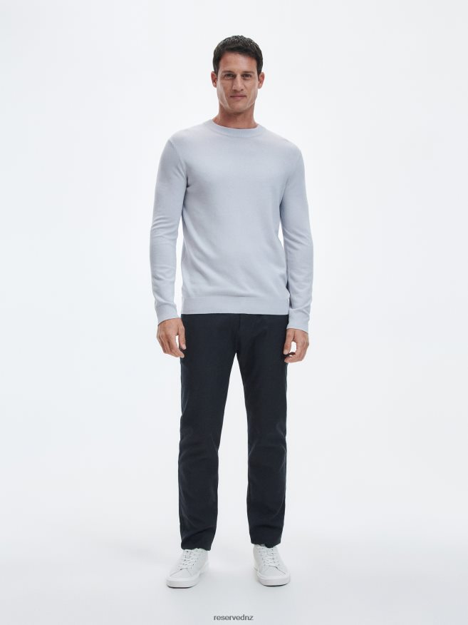 Reserved Men Viscose Rich Jumper P6H08T1607 Apparel Light Grey