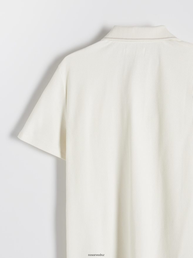 Reserved Men Polo P6H08T1324 Apparel Cream