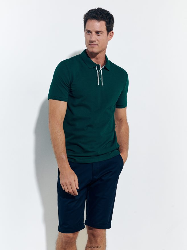 Reserved Men Regular Fit Polo Shirt P6H08T1082 Apparel Green