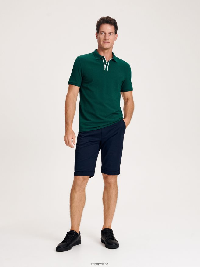 Reserved Men Regular Fit Polo Shirt P6H08T1082 Apparel Green