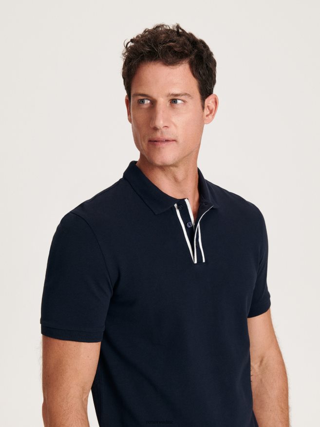 Reserved Men Regular Fit Polo Shirt P6H08T1111 Apparel Navy