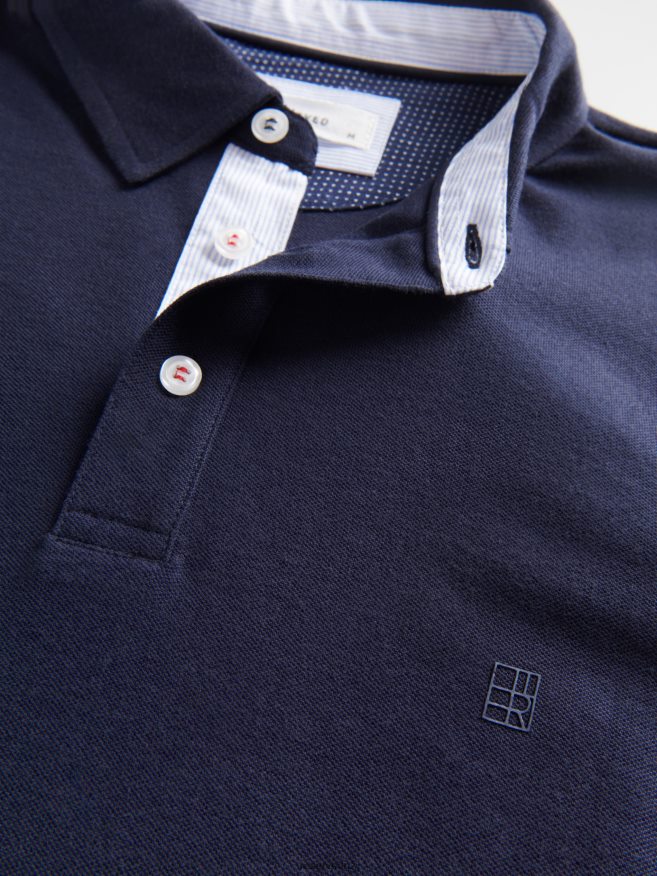 Reserved Men Regular Fit Polo Shirt P6H08T1127 Apparel Navy