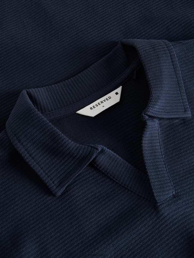 Reserved Men Regular Fit Polo Shirt P6H08T1128 Apparel Navy