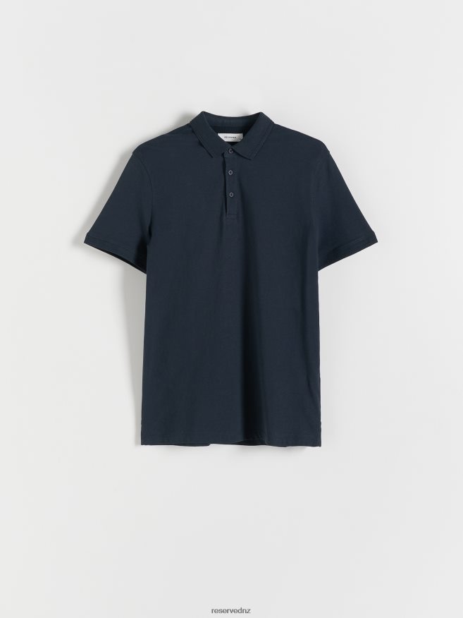 Reserved Men Regular Fit Polo Shirt P6H08T1135 Apparel Navy
