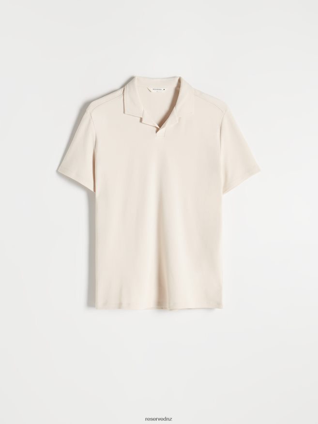 Reserved Men Regular Fit Polo Shirt P6H08T1329 Apparel Beige