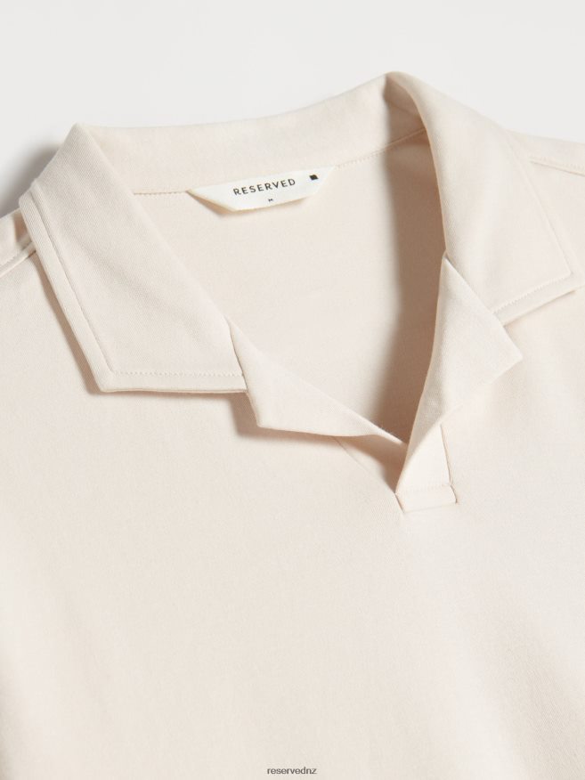 Reserved Men Regular Fit Polo Shirt P6H08T1329 Apparel Beige