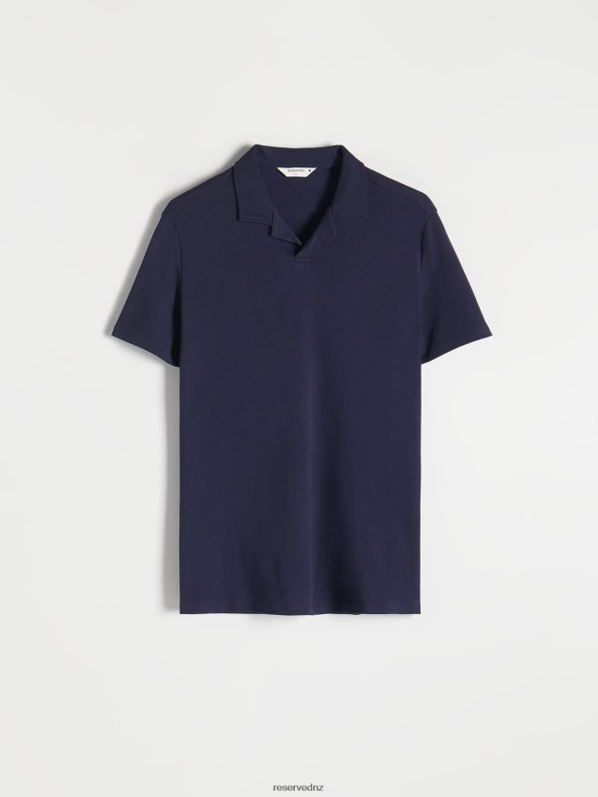 Reserved Men Regular Fit Polo Shirt P6H08T1330 Apparel Navy