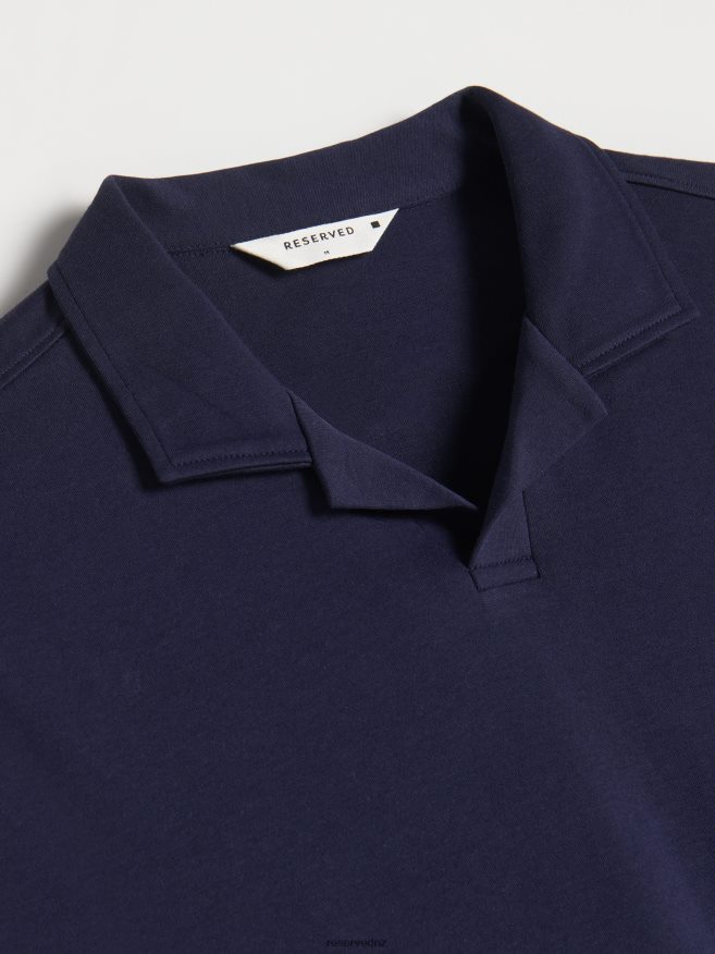 Reserved Men Regular Fit Polo Shirt P6H08T1330 Apparel Navy