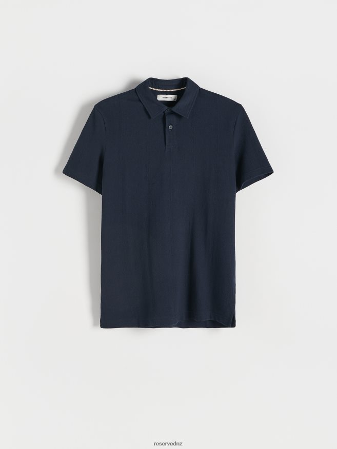 Reserved Men Regular Fit Polo Shirt P6H08T1334 Apparel Navy