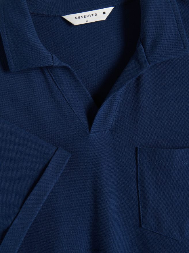Reserved Men Regular Fit Polo Shirt P6H08T1342 Apparel Navy