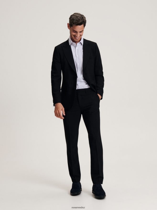 Reserved Men Patterned Slim Fit Shirt P6H08T1406 Apparel White