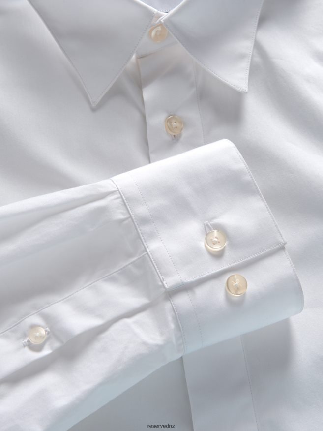 Reserved Men Regular Fit Cotton Shirt P6H08T1397 Apparel White