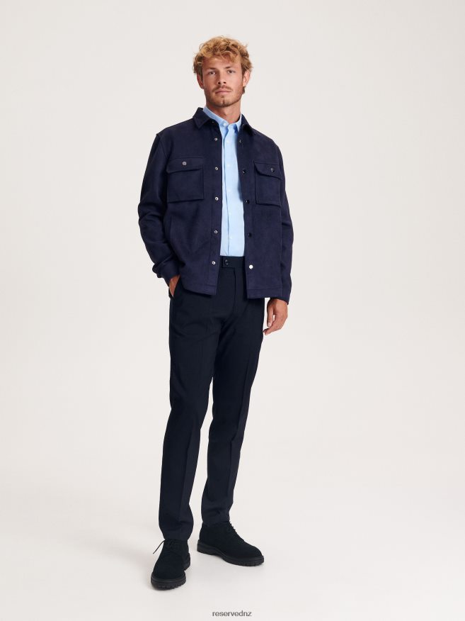 Reserved Men Regular Fit Shirt P6H08T1364 Apparel Light Blue