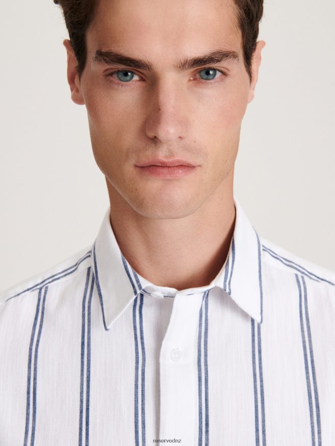 Reserved Men Regular Fit Shirt P6H08T1365 Apparel Pale Blue