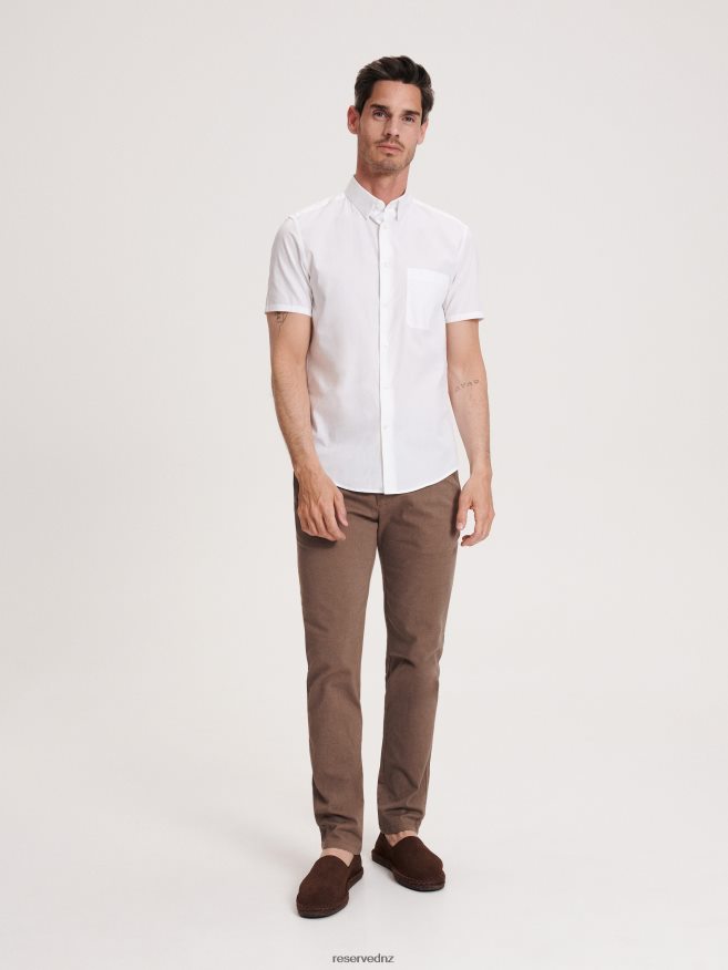 Reserved Men Regular Fit Shirt P6H08T1379 Apparel White