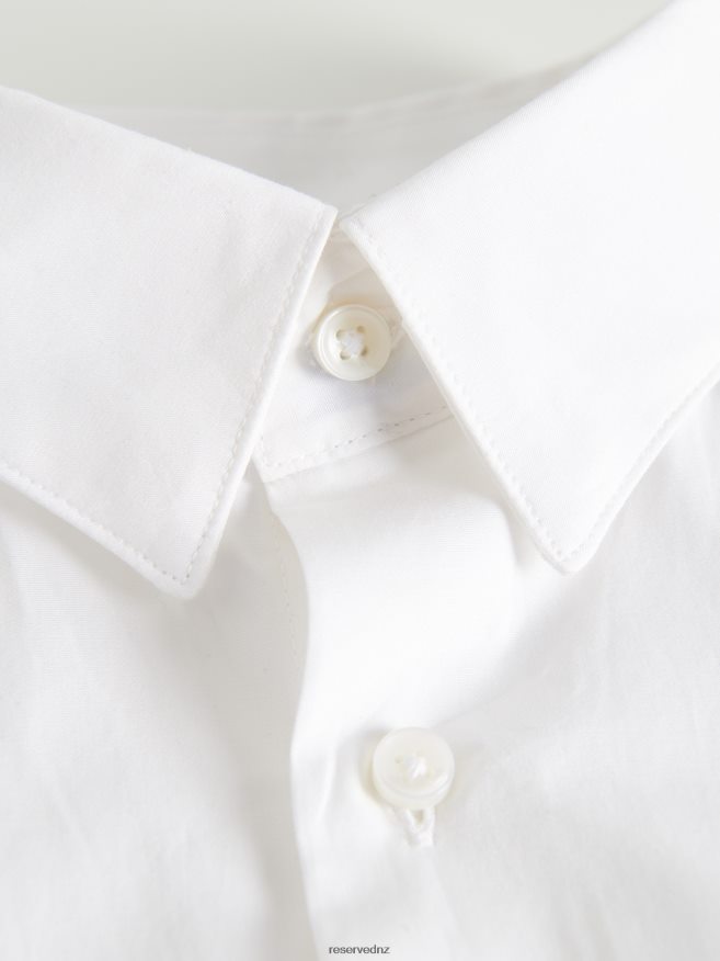 Reserved Men Regular Fit Shirt P6H08T1379 Apparel White