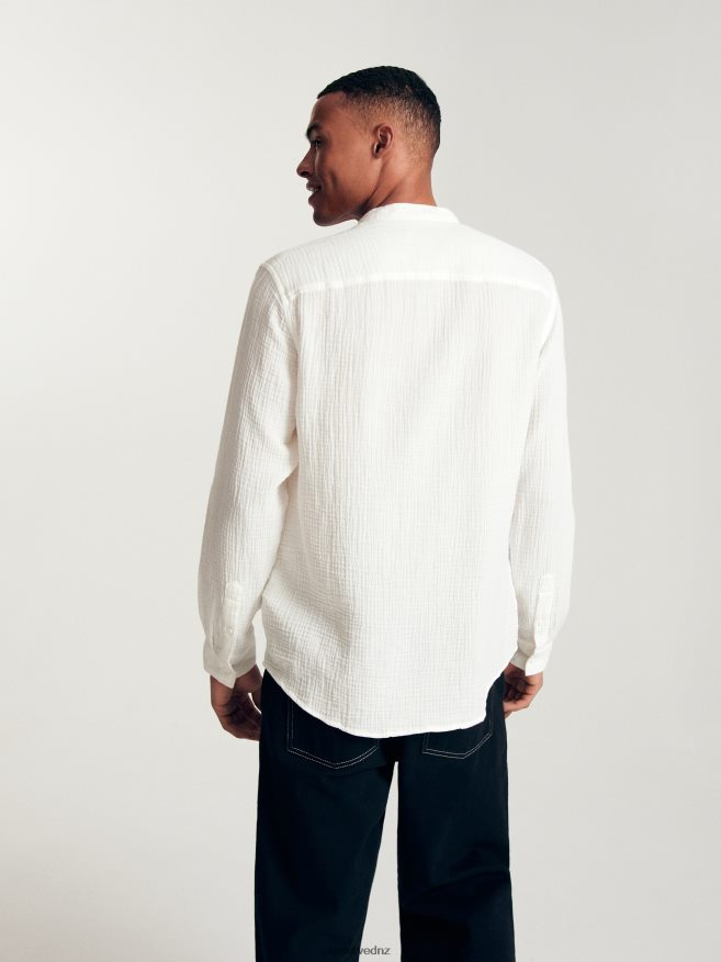 Reserved Men Regular Fit Shirt P6H08T1380 Apparel White