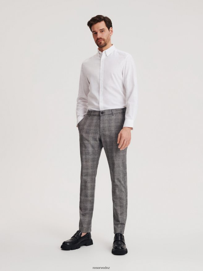 Reserved Men Regular Fit Shirt P6H08T1402 Apparel White