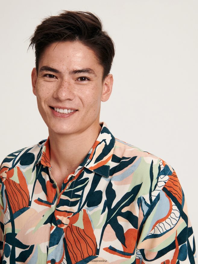 Reserved Men Regular Fit Viscose Shirt P6H08T1395 Apparel Multicolor