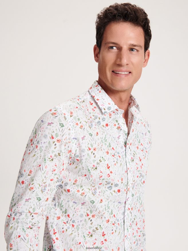 Reserved Men Slim Fit Shirt P6H08T1370 Apparel White