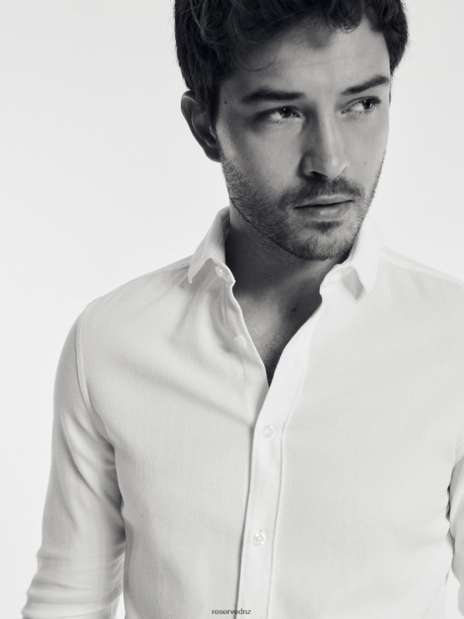 Reserved Men Super Slim Fit Shirt P6H08T1394 Apparel White