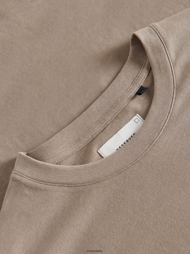 Reserved Men Boxy T-Shirt P6H08T1181 Apparel Coffee