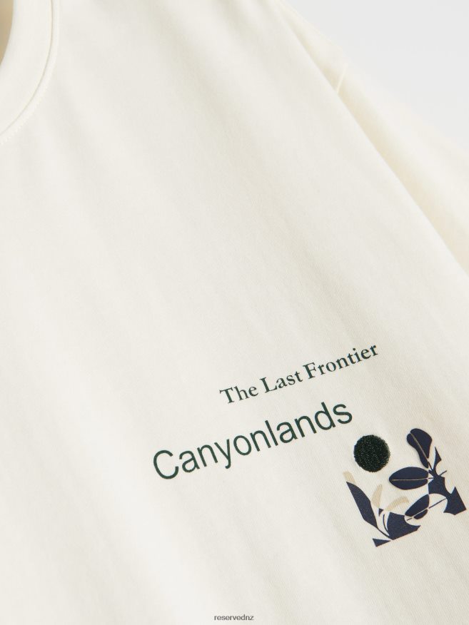 Reserved Men Comfortable Regular Fit T-Shirt With Print P6H08T1176 Apparel Cream