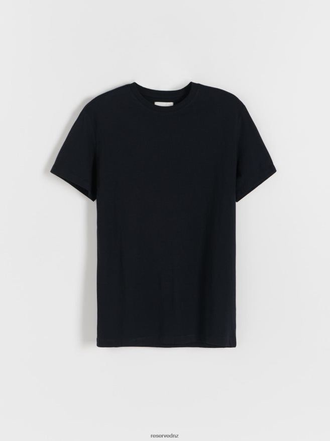 Reserved Men New Style Regular Fit T-Shirt P6H08T1180 Apparel Black
