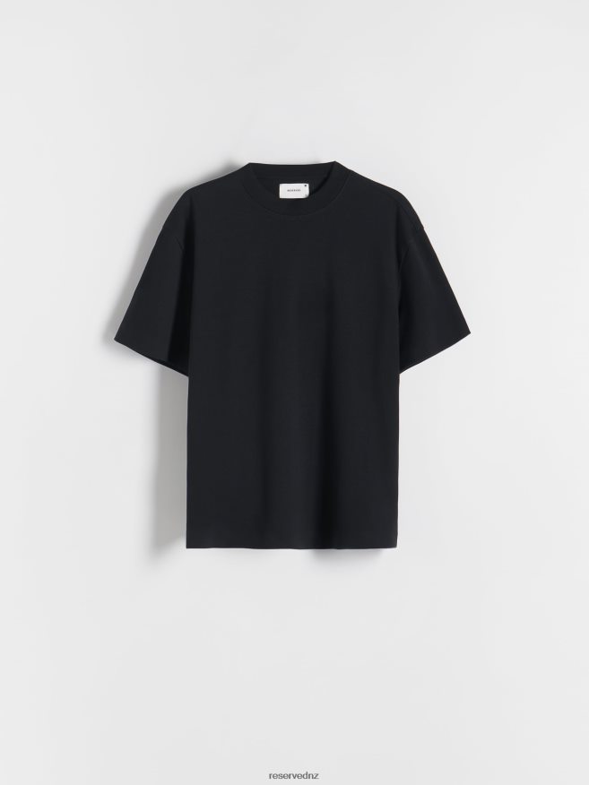 Reserved Men Oversized T-Shirt P6H08T1158 Apparel Black