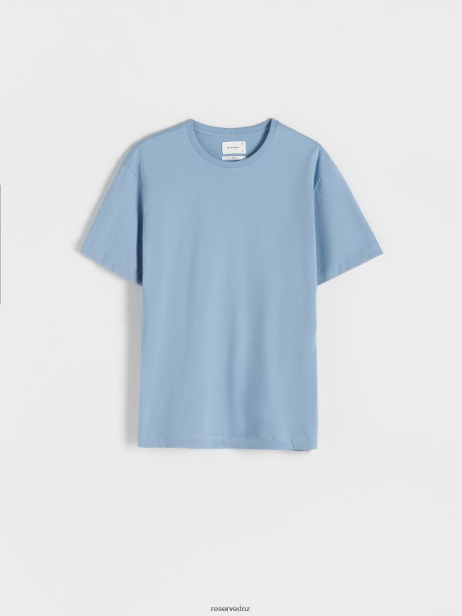 Reserved Men Oversized T-Shirt P6H08T1256 Apparel Light Blue