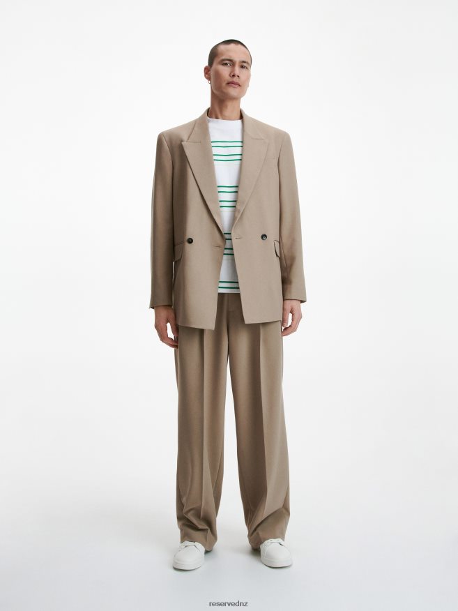 Reserved Men Oversized T-Shirt P6H08T1273 Apparel White