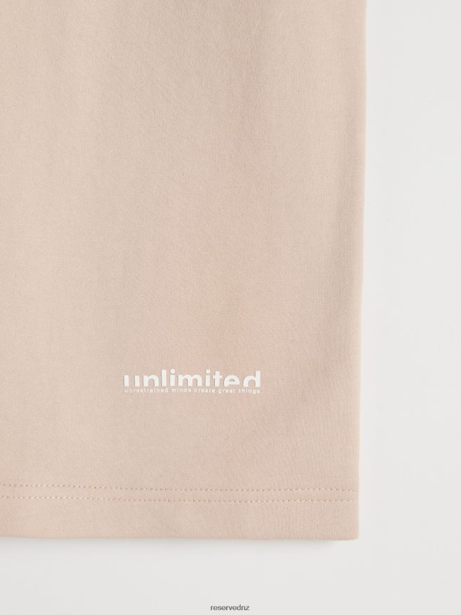 Reserved Men Oversized T-Shirt P6H08T1314 Apparel Pastel Pink