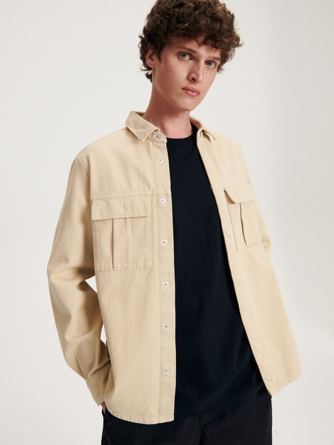 Reserved Men Oversized T-Shirt With Print P6H08T1317 Apparel Black