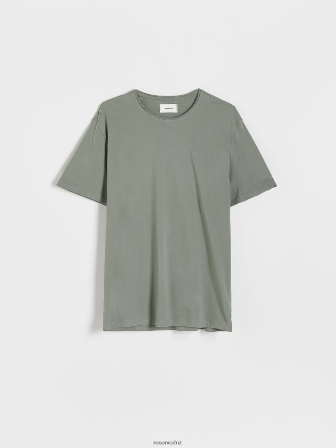 Reserved Men Regular Fit T-Shirt P6H08T1226 Apparel Dusty Green