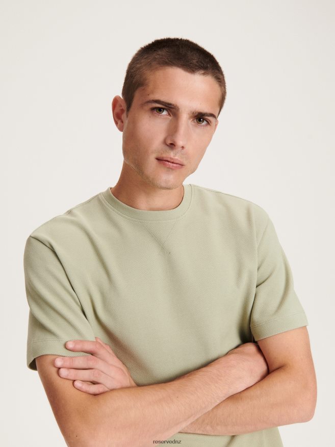 Reserved Men Regular Fit T-Shirt P6H08T1227 Apparel Pale Green