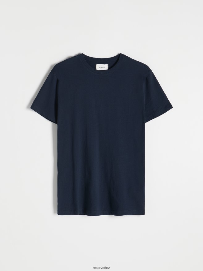 Reserved Men Regular Fit T-Shirt P6H08T1228 Apparel Navy