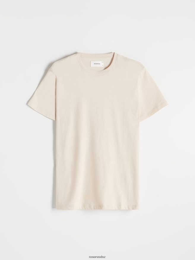 Reserved Men Regular Fit T-Shirt P6H08T1229 Apparel Beige