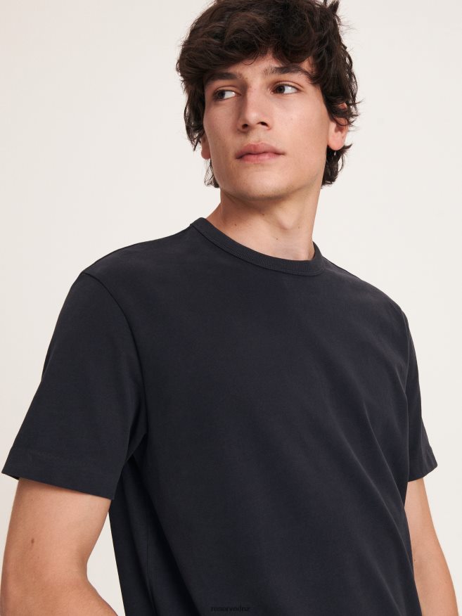Reserved Men Regular Fit T-Shirt P6H08T1239 Apparel Dark Grey
