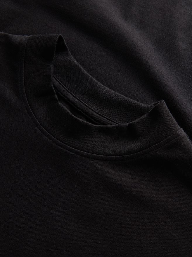 Reserved Men Slim Fit T-Shirt P6H08T1179 Apparel Black