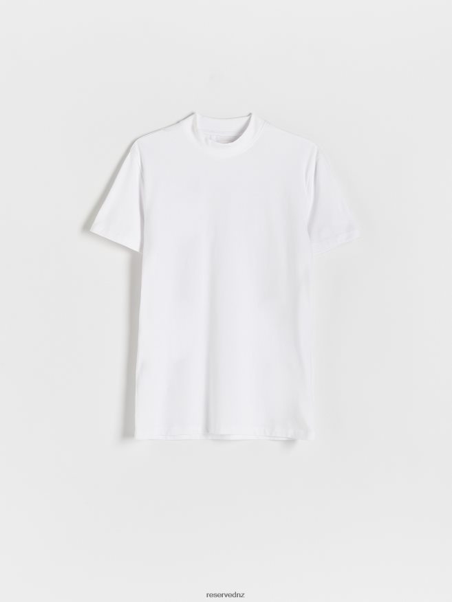 Reserved Men Slim Fit T-Shirt P6H08T1224 Apparel White