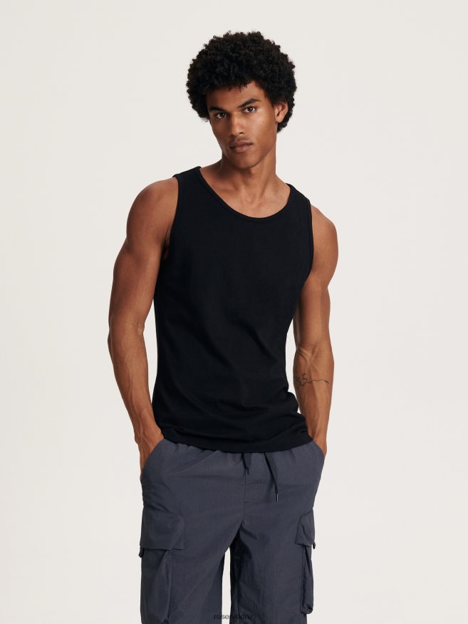 Reserved Men Undershirt P6H08T1289 Apparel Black