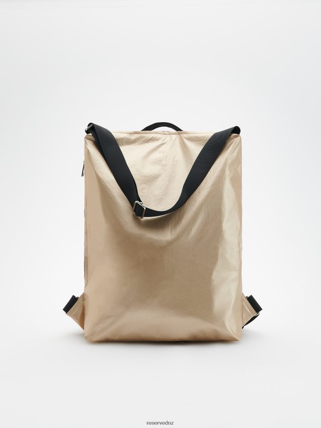 Reserved Women Backpack With Handle P6H08T154 Accessory Golden