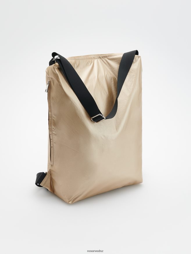 Reserved Women Backpack With Handle P6H08T154 Accessory Golden