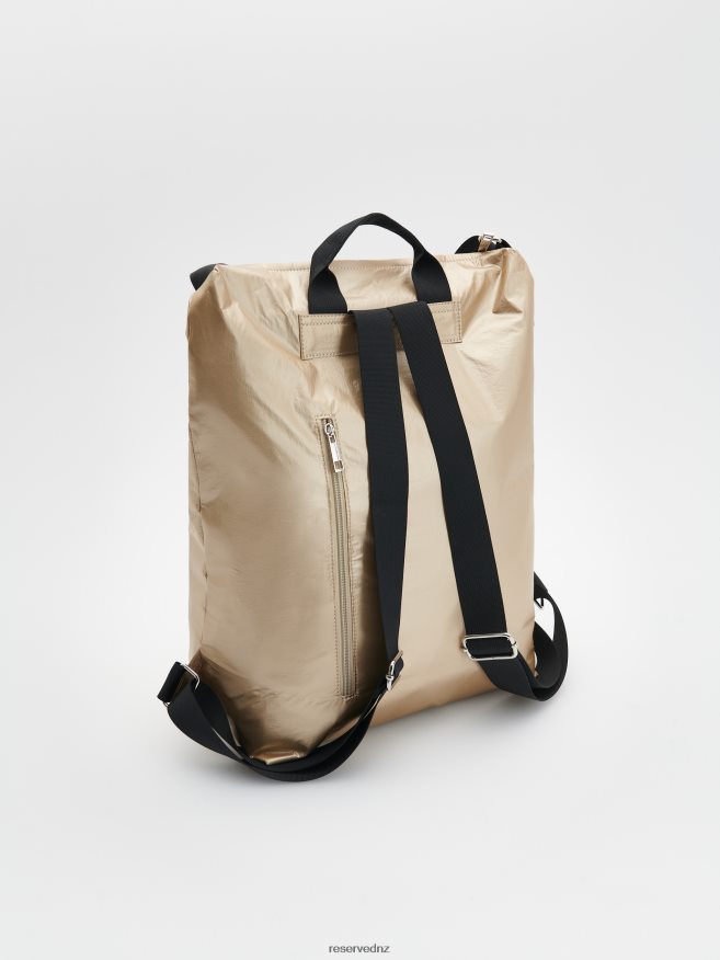 Reserved Women Backpack With Handle P6H08T154 Accessory Golden