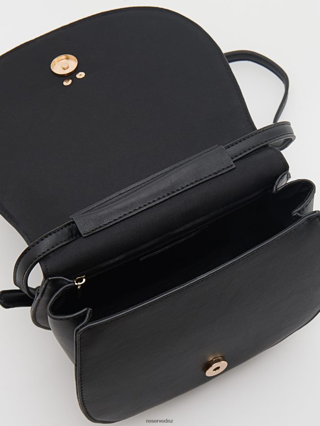 Reserved Women Crossbody Bag With Buckle P6H08T156 Accessory Black