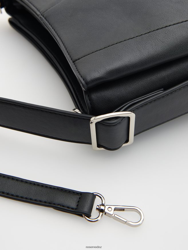 Reserved Women Faux Leather Bag P6H08T151 Accessory Black