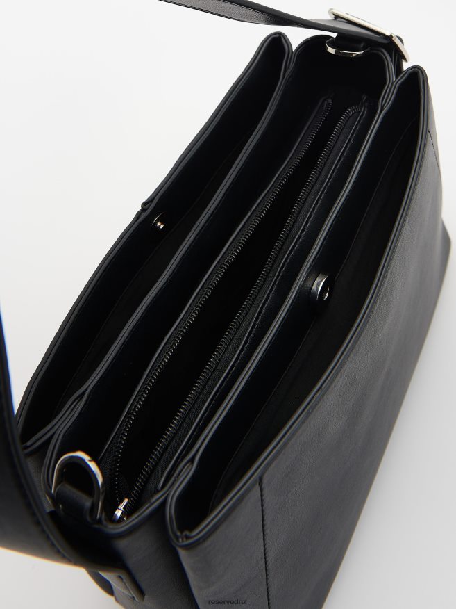 Reserved Women Faux Leather Bag P6H08T151 Accessory Black