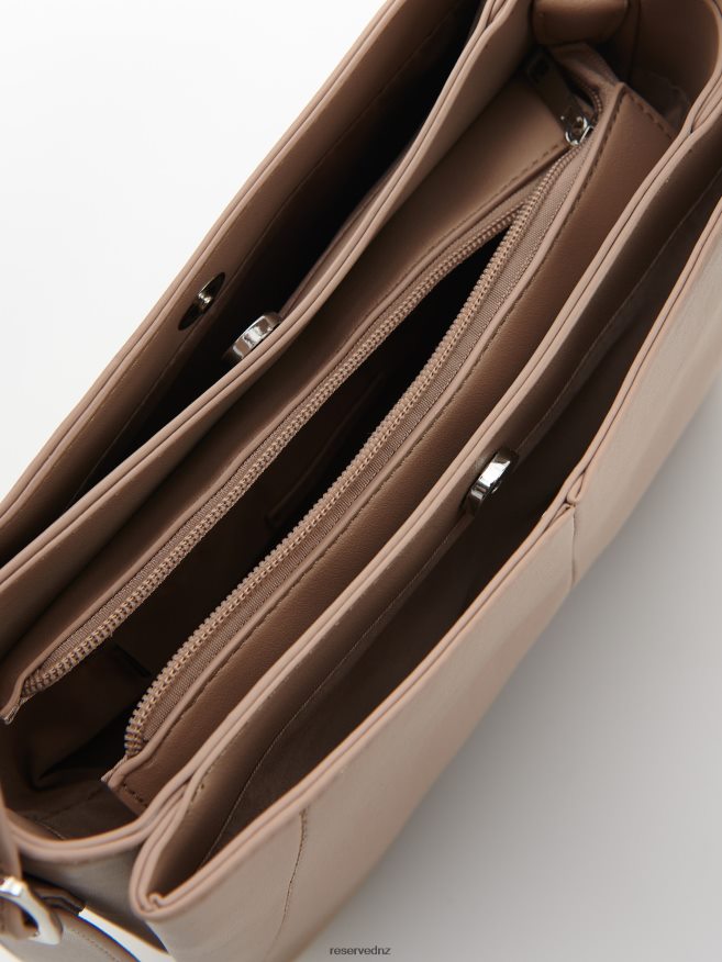 Reserved Women Faux Leather Bag P6H08T182 Accessory Coffee