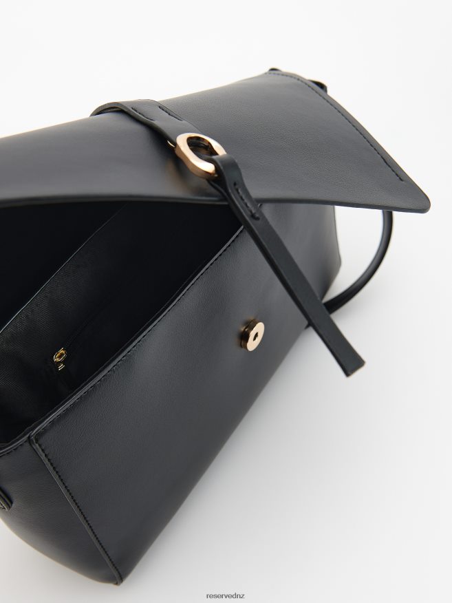 Reserved Women Faux Leather Bag P6H08T201 Accessory Black