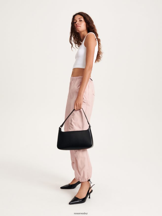 Reserved Women Faux Leather Bag P6H08T212 Accessory Black